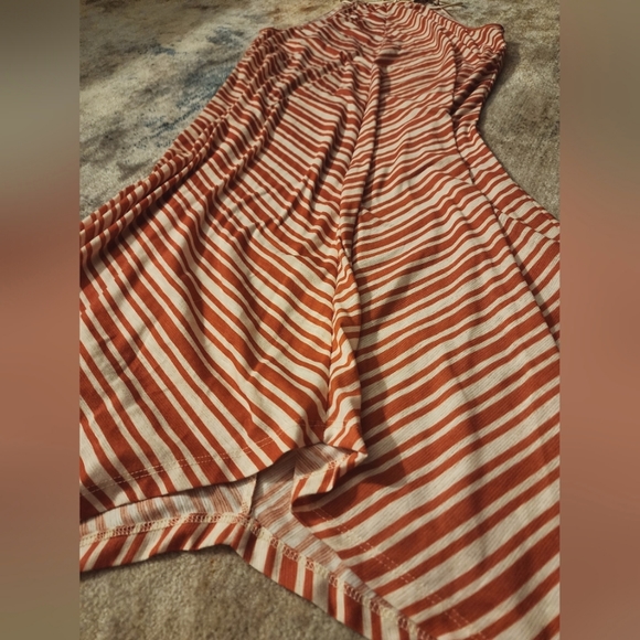 Zara Trafaluc Collection Striped Midi Asymmetrical String Halter Dress - Picture 7 of 10